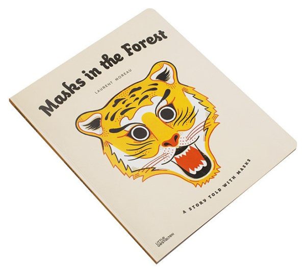 Masks in the Forest: A Story Told with Masks  Laurent Moreau   Kinderbuch Englisch Verkauf – Bild 2