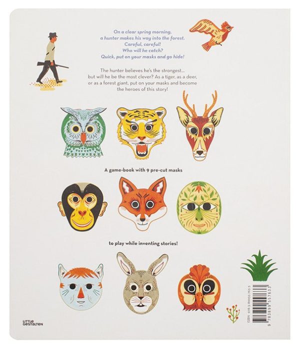 Masks in the Forest: A Story Told with Masks  Laurent Moreau   Kinderbuch Englisch Verkauf – Bild 5