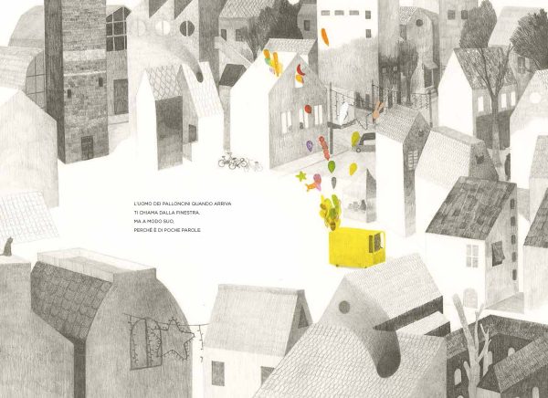L uomo dei palloncini  Giovanna Zoboli, Simone Rea   Kinderbuch Italienisch Online-Verkauf – Bild 3